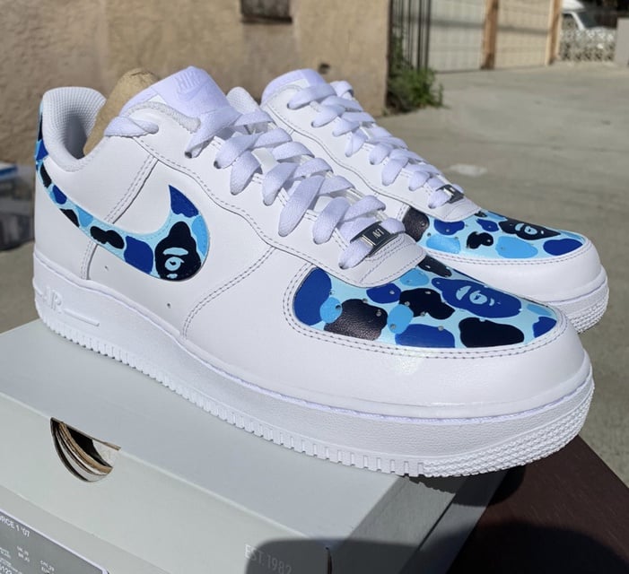 Nike af1 bape hot sale