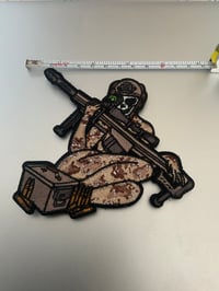 Image 3 of 50 CAL SKULL GIRL EMBROIDERY PATCH