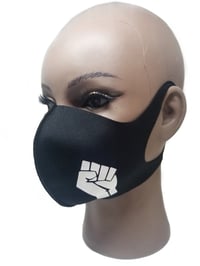 Image 1 of White fist Mask 