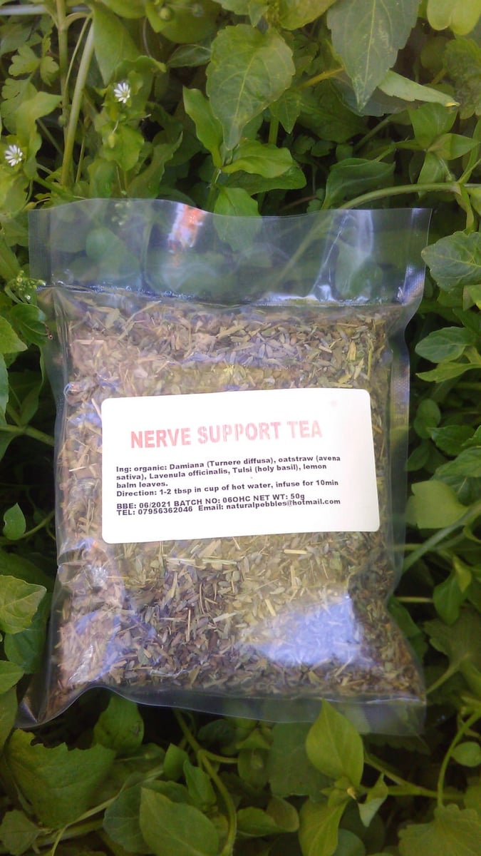 Nerve Support Herbal Tea Pebbles Wearable