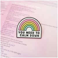 Image 3 of You Need To Calm Down Enamel Pins