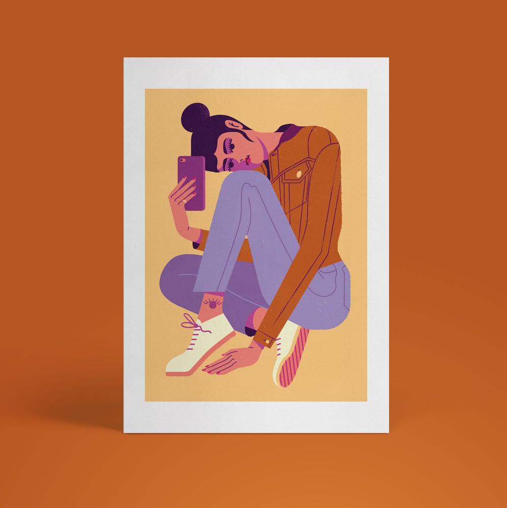 Beheer taart slecht humeur Boredom' Poster (A3+ /40 X 50 cm/ A2 / 50 x 70 cm / A1 / 100 x 70 cm) |  Joan Alturo
