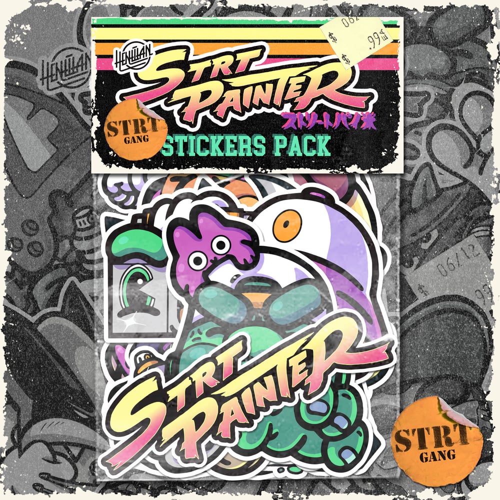 "STRT Painter" Stickers Pack by HTN