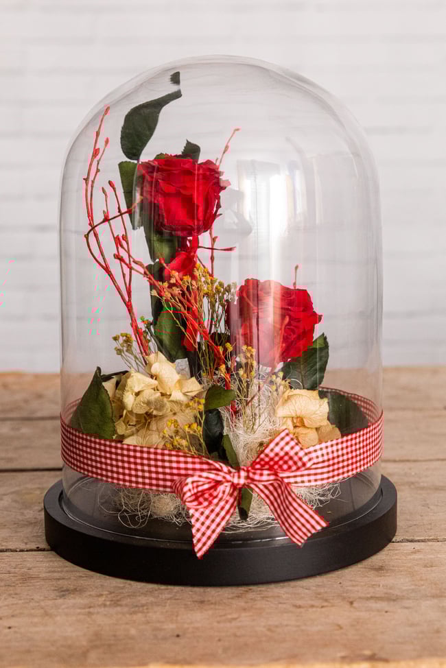 Shalimar con base de color madera 