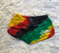 Image 1 of Rasta tyeDye shorts 