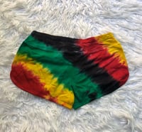 Image 2 of Rasta tyeDye shorts 