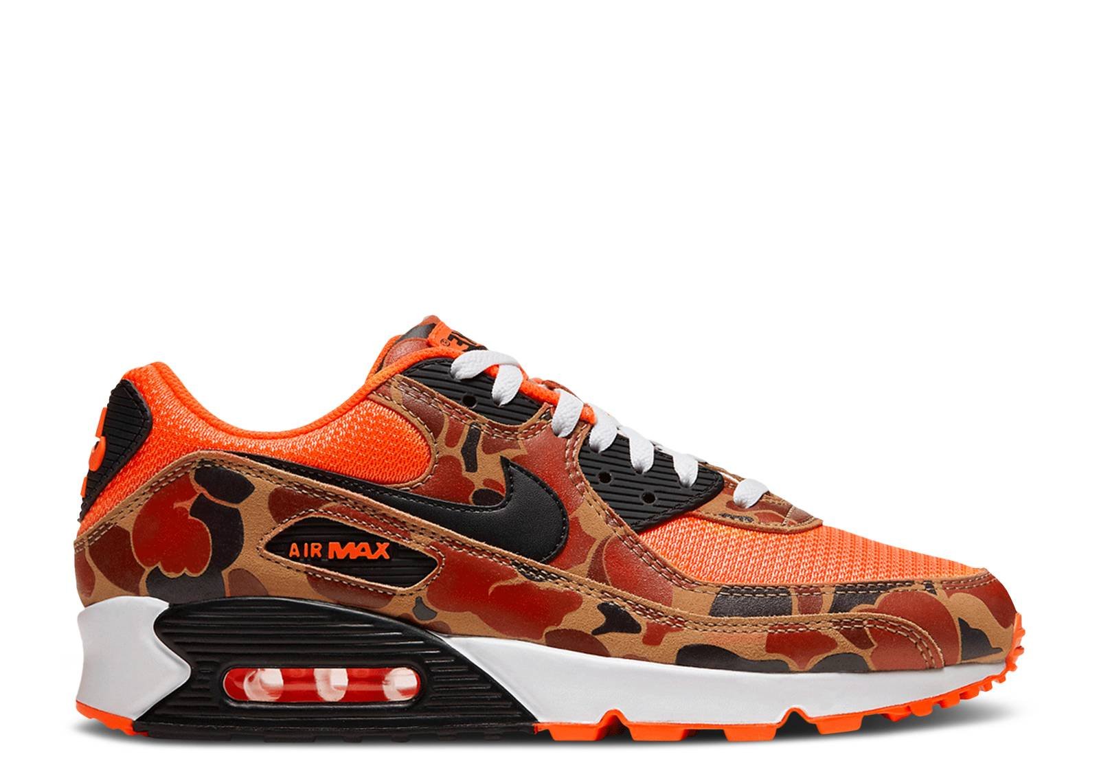 orange camo nike air max 90