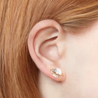 Image 2 of Saturn Earrings