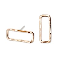 Image 1 of Rectangle earrings