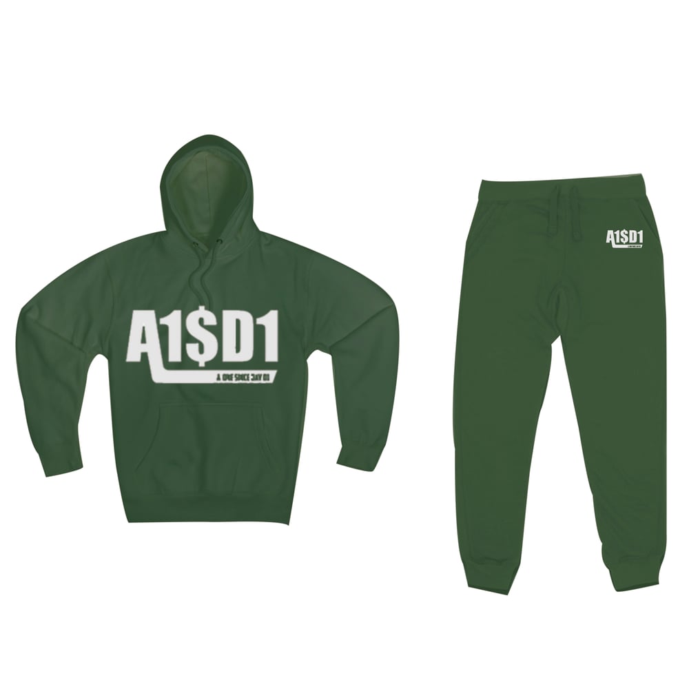 Image of A1$D1 JOGGERS ONLY (GREEN X WHITE) 