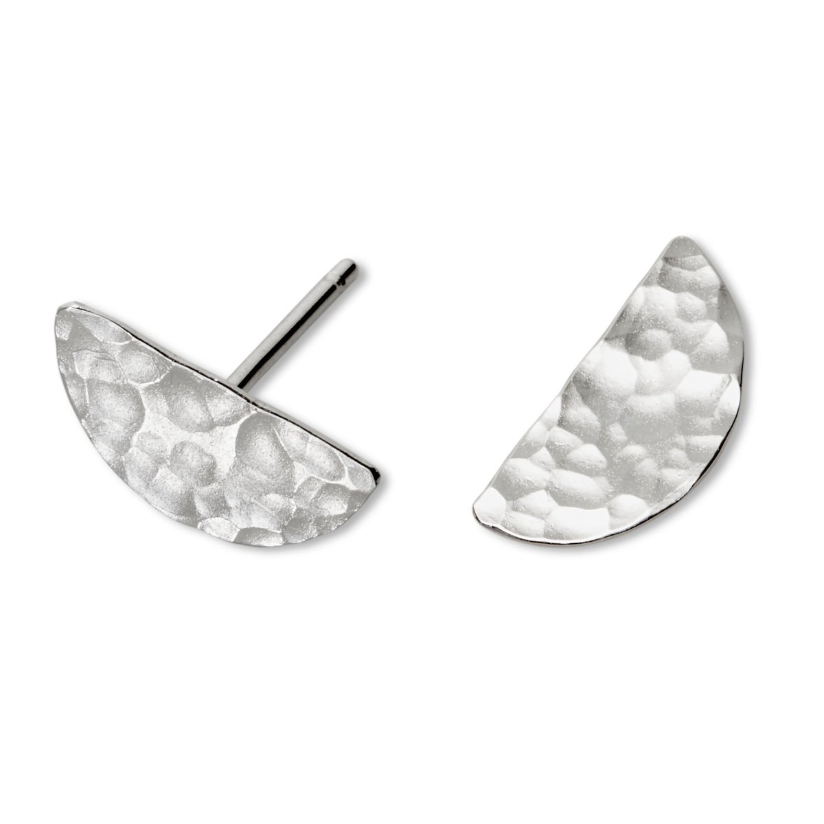 Image of Half Moon Post Earrings