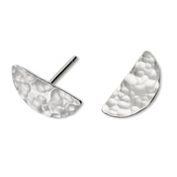 Image 1 of Half Moon Post Earrings