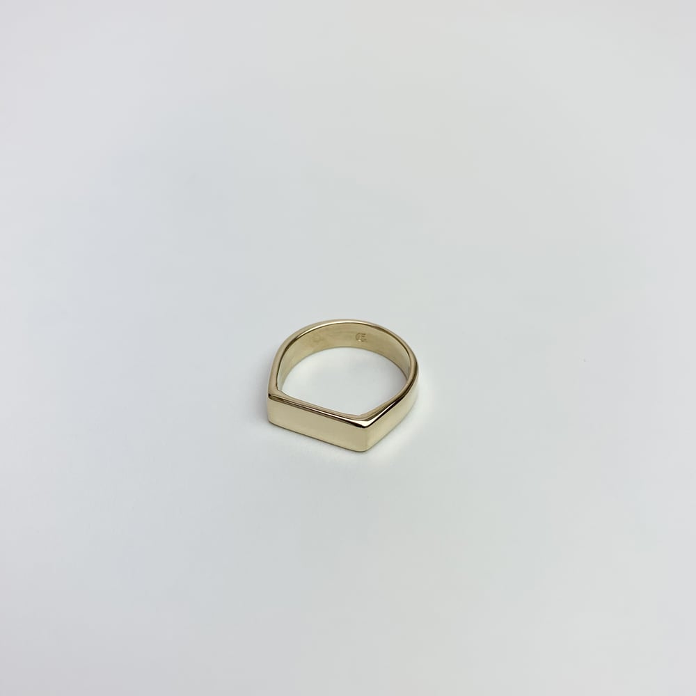 Image of Thin Signet Ring