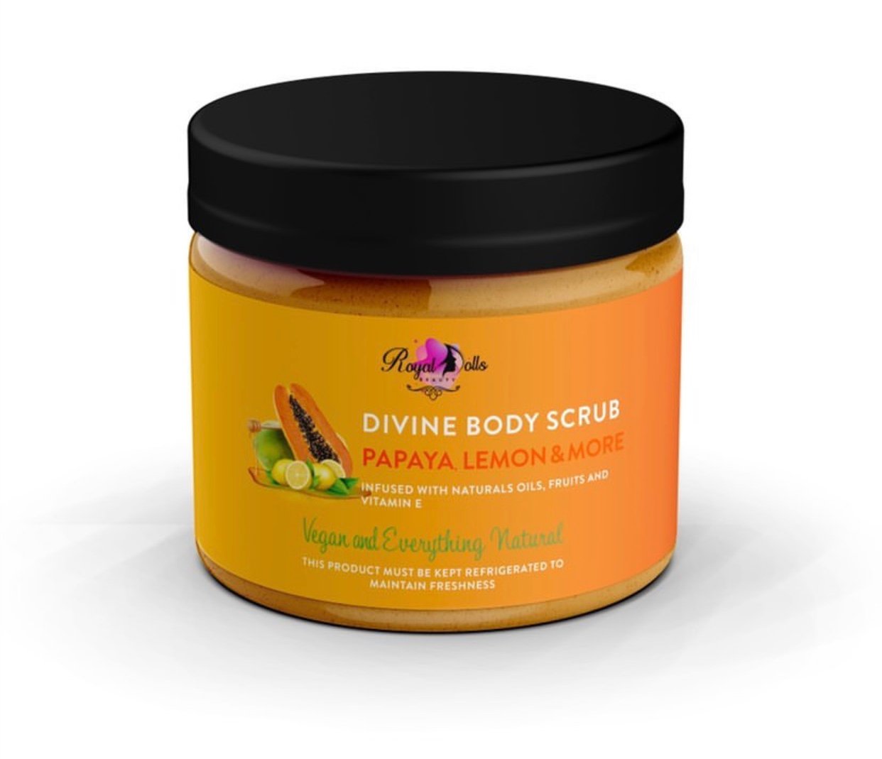 brightening scrub for body