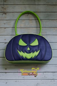 Image 1 of Jack O'Bowler - Plum with Acid Green