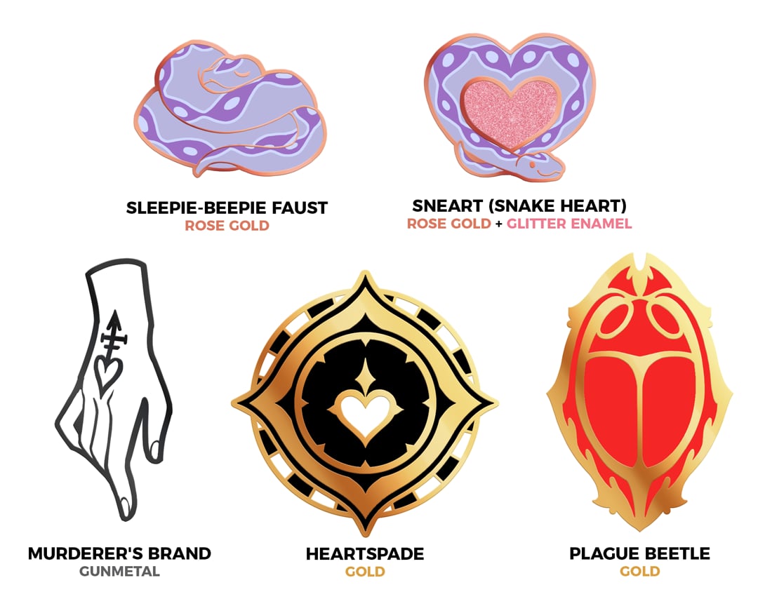 Image of The Arcana ✦ Enamel Pins