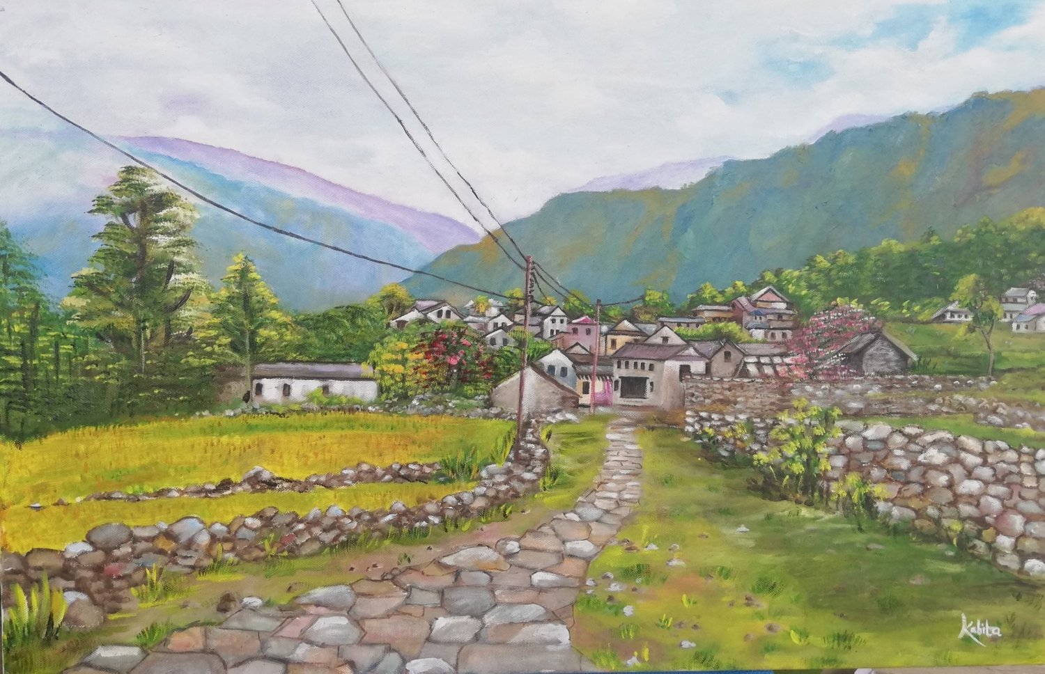 Image of Village from Nepal.