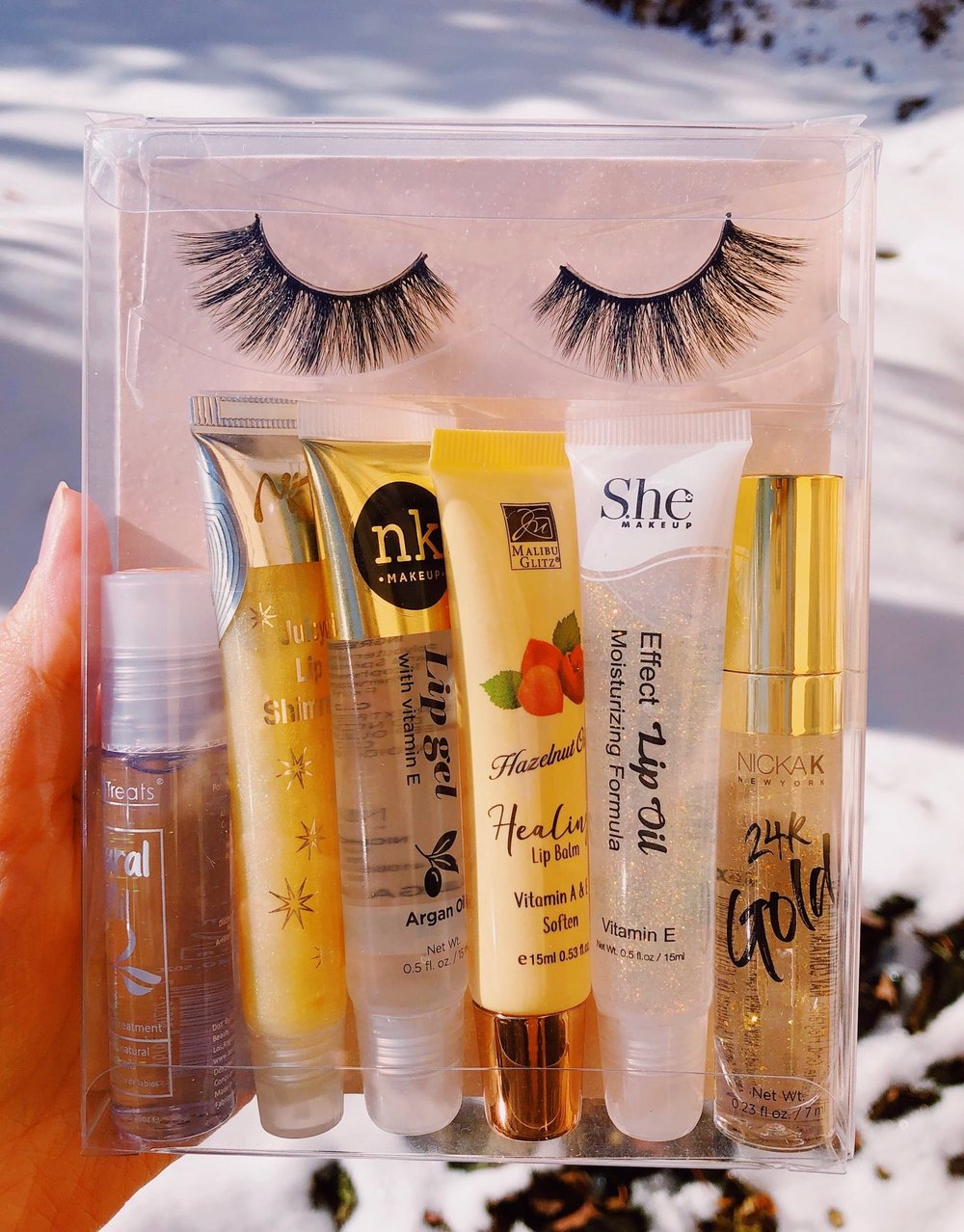 Image of  lip gloss/lip scrub deluxe
