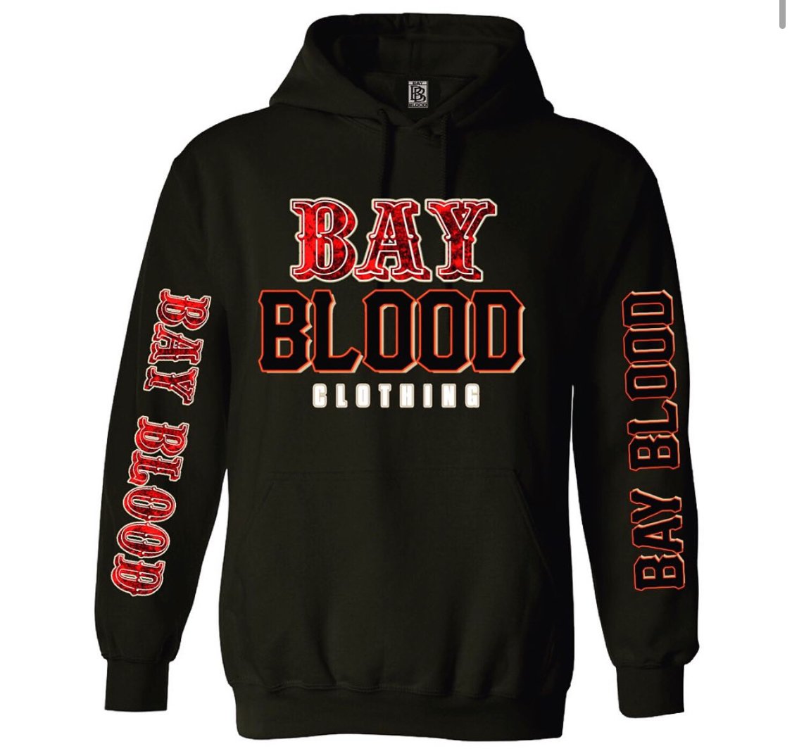 49ER GANG CUT AND SEW HOODIE (BRED) / Bay Blood Clothing