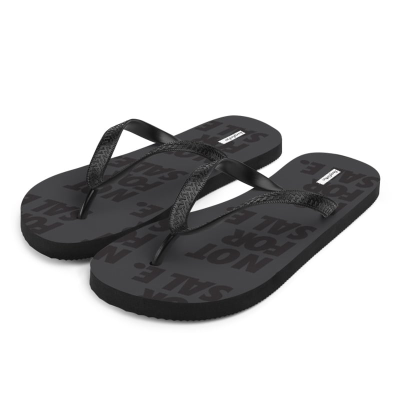 Image of Not For Sale. Flip-Flops 