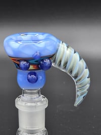 Image 1 of Blue 14mm Slide With Horn