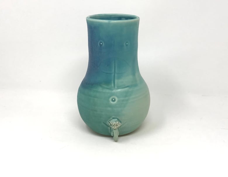 Image of Turquoise Glazed Man Vase ‘A’