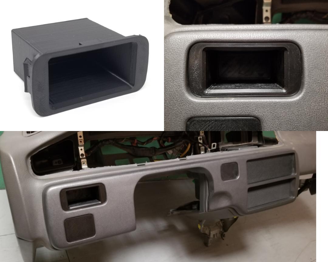 92-95 Honda Civic Dashboard Mini Storage Pocket | 3d Printed Car Parts