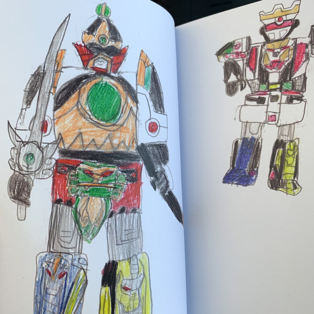 Image of 120 Power Ranger Drawings - Jason Galea