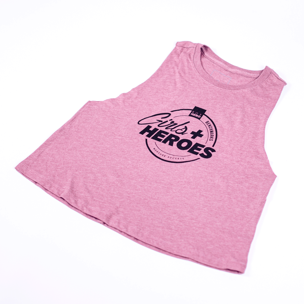 Image of Girls & Heroes Racerback Crop Tank