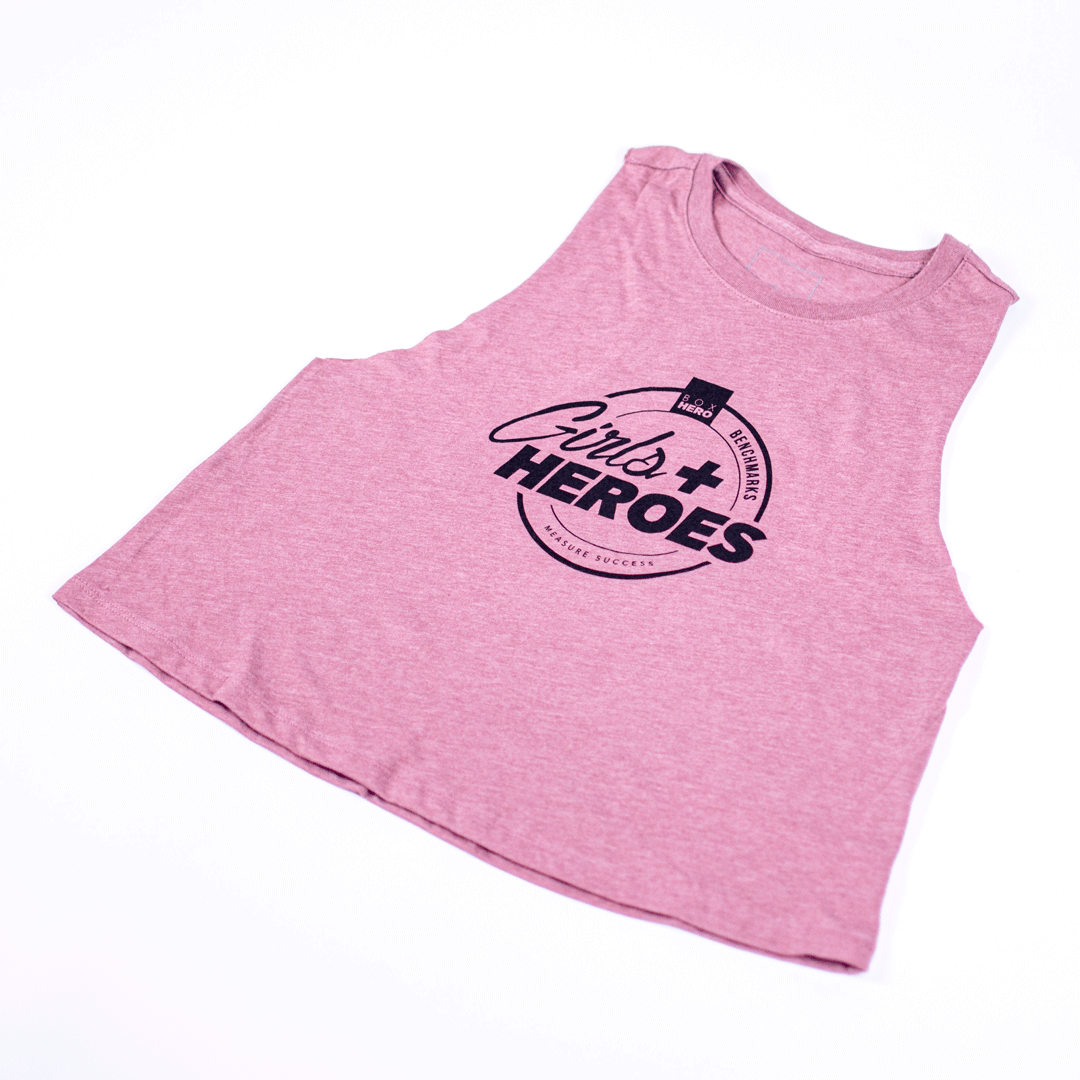 Image of Girls & Heroes Racerback Crop Tank