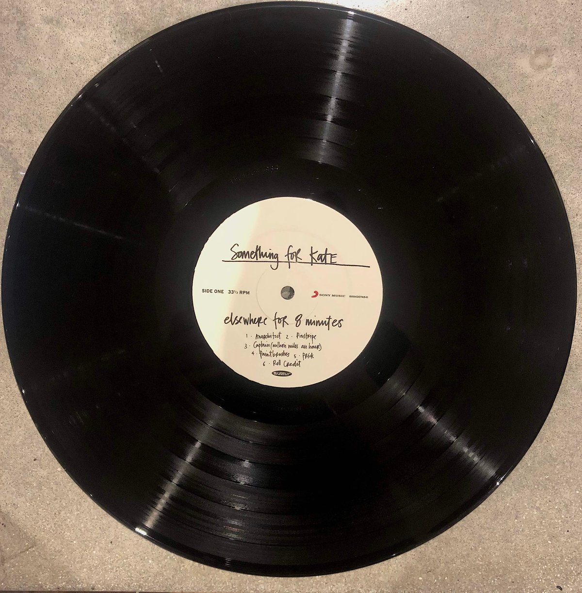 Image of Something for Kate 'Elsewhere for 8 Minutes' LP vinyl reissue