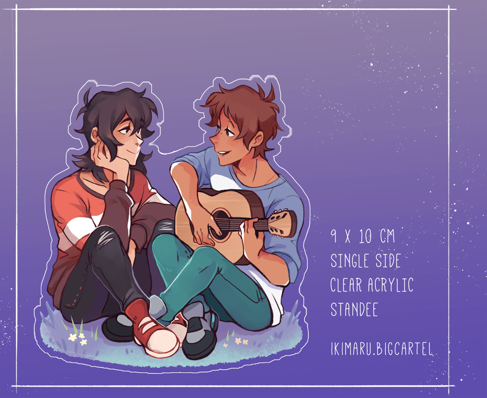 Image of Playing Guitar | Klance Acrylic Stand