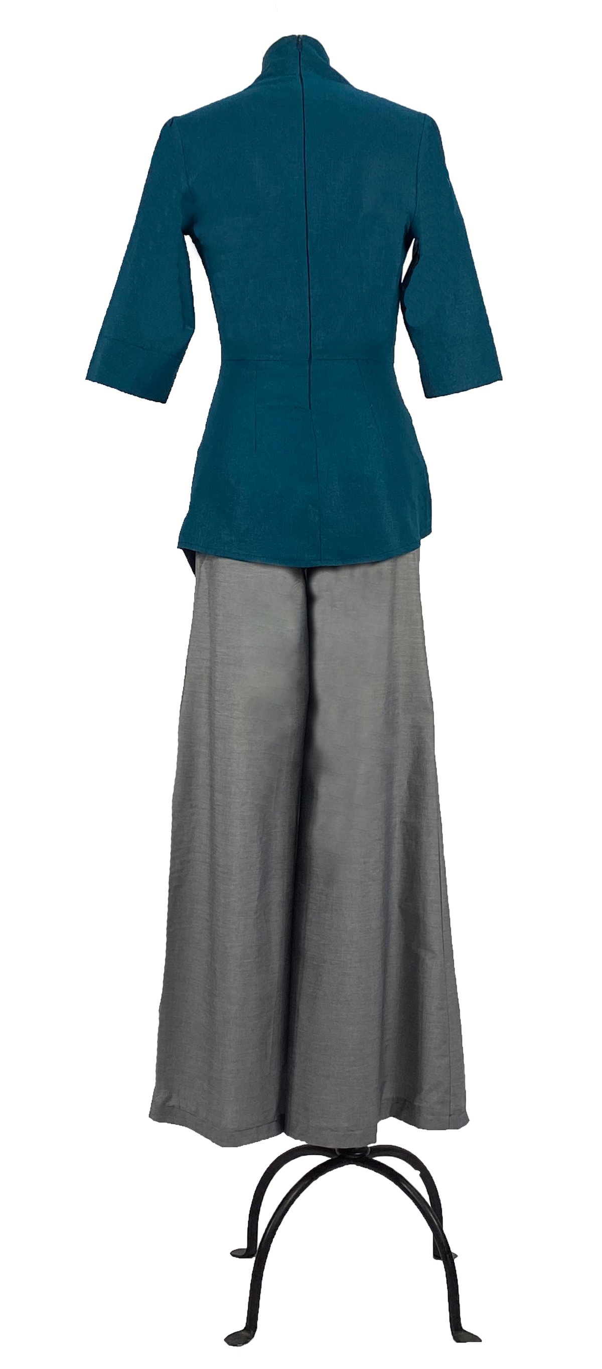 Image of Elmira Cromwell top in teal