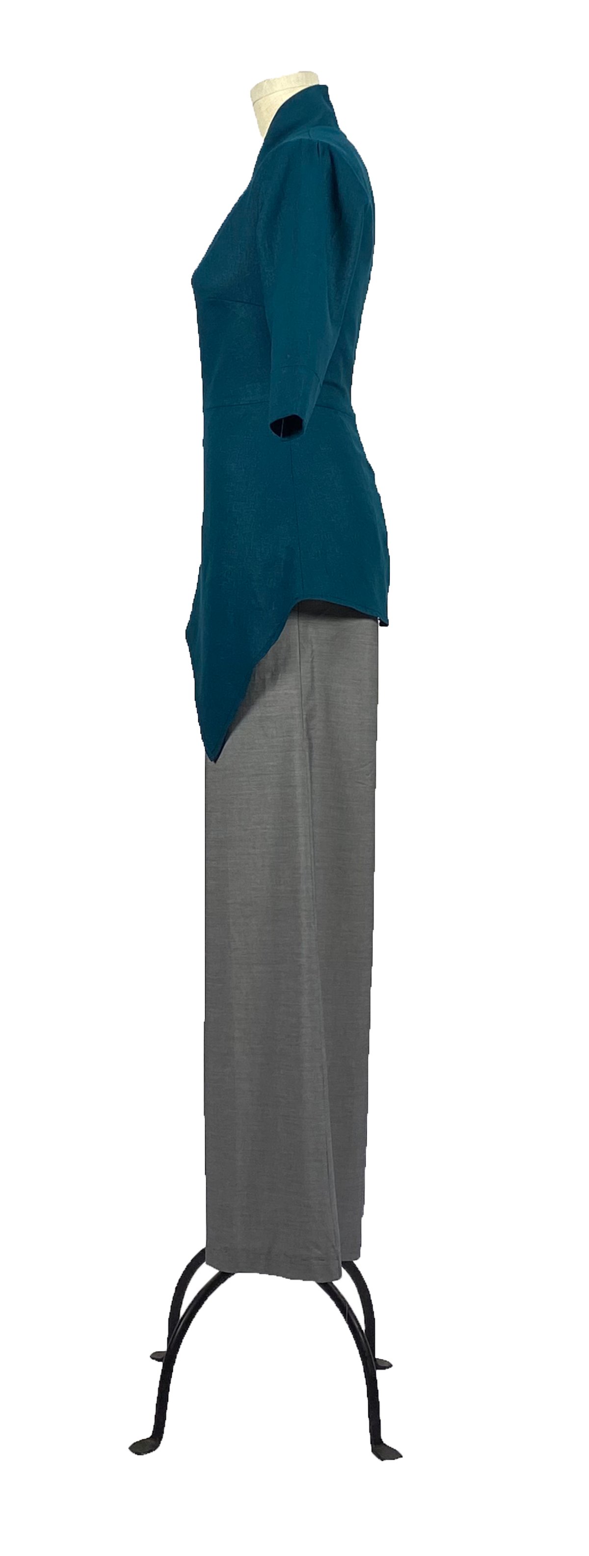 Image of Elmira Cromwell top in teal