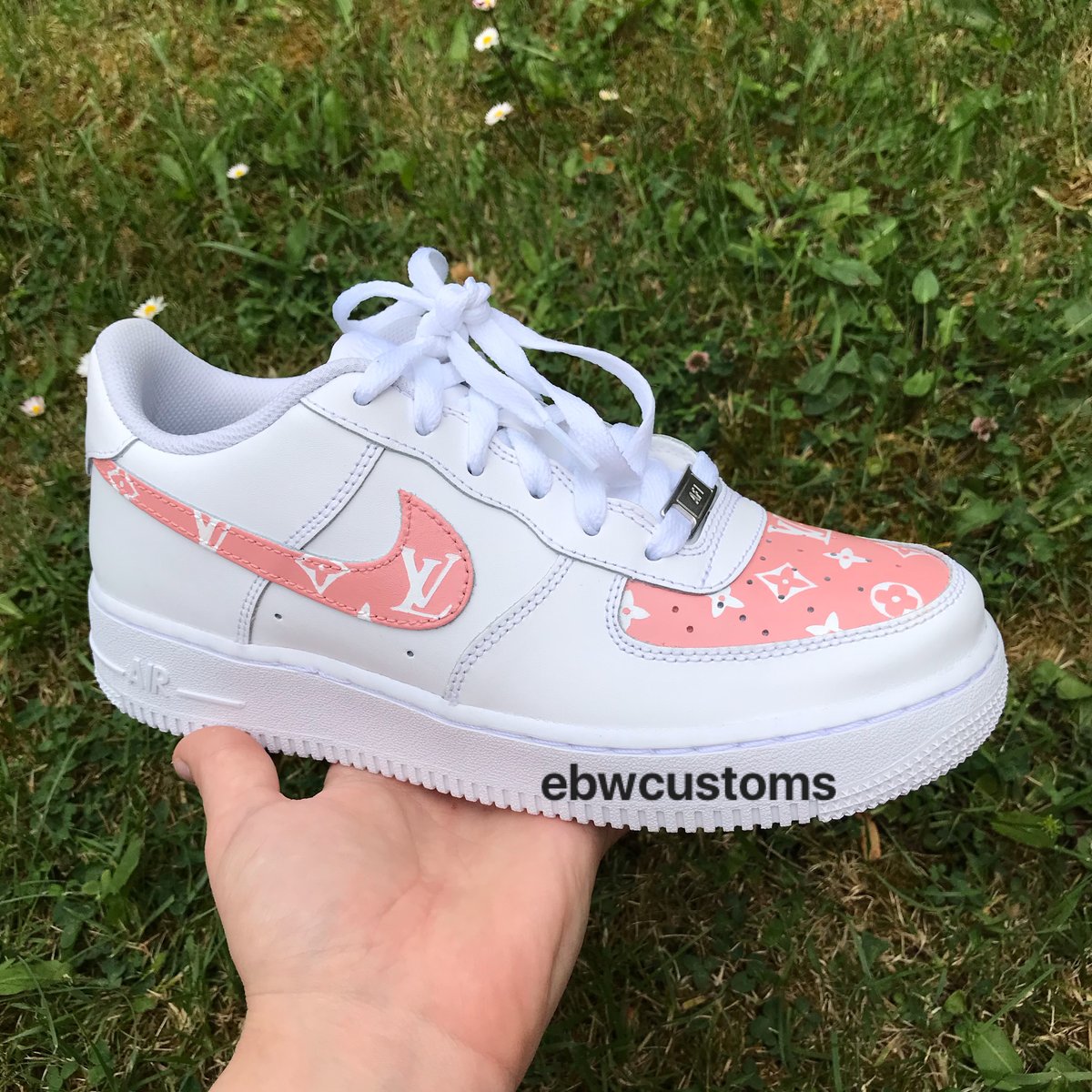Custom AF1 LV in Pink EBW Customs - Main Image