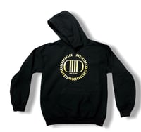 Black/Gold Crown Logo Hoodie