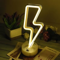 Image 1 of LED Light Lightning Bolt Design