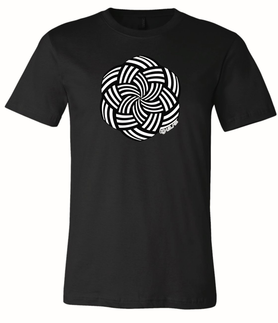 Image of Black & White Weave T-Shirt