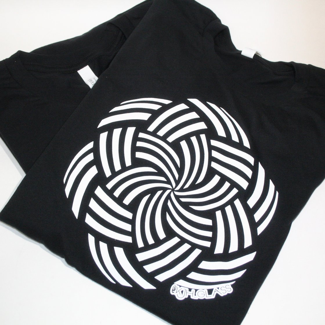 Image of Black & White Weave T-Shirt