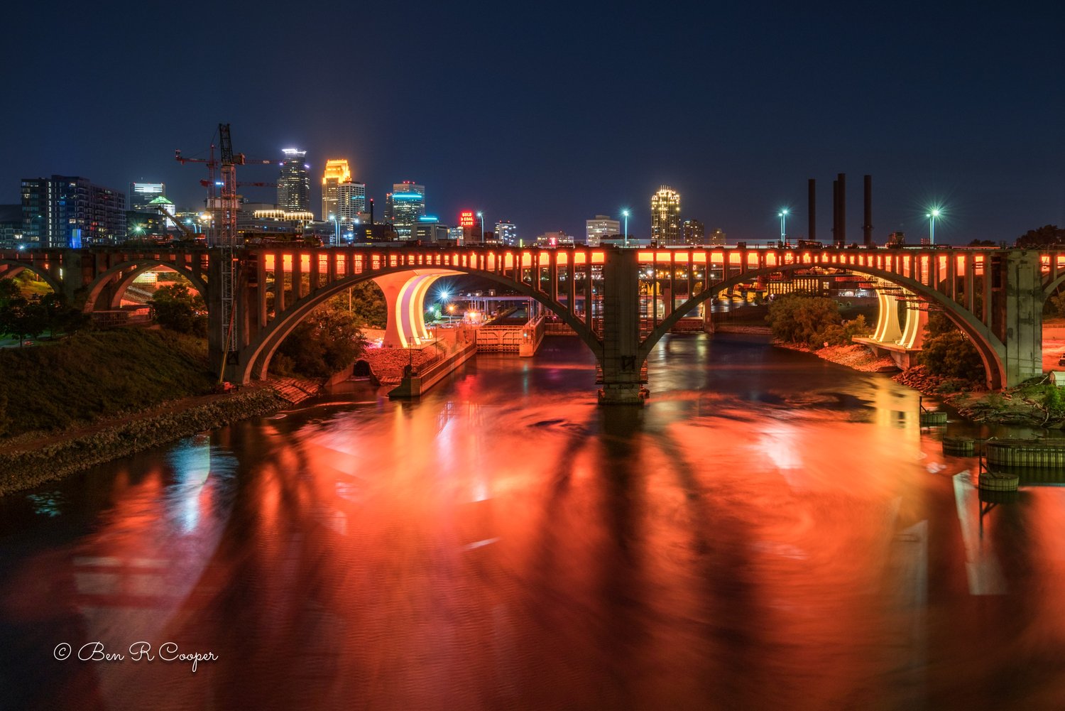 Minneapolis 35W bridge in Orange