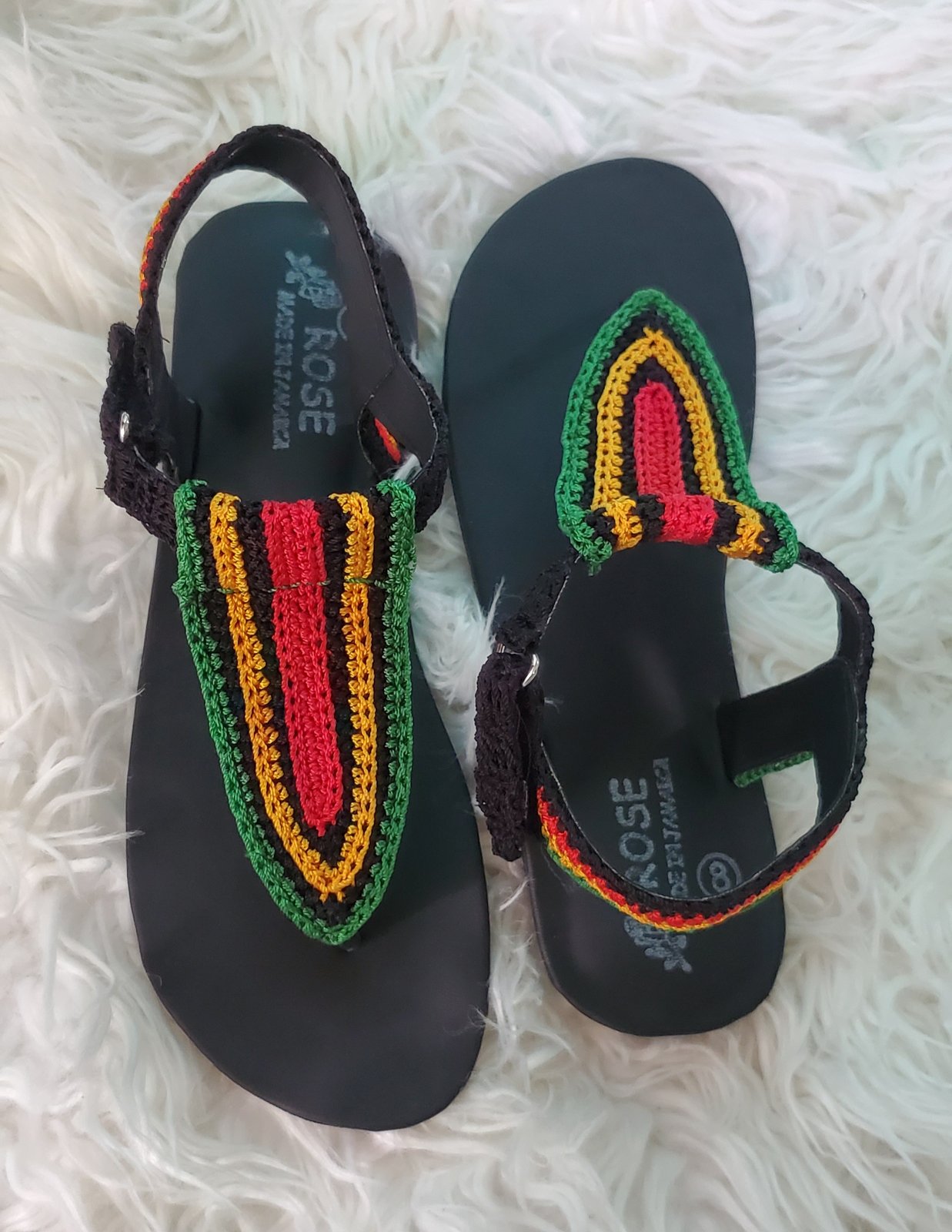 Rasta slippers best sale