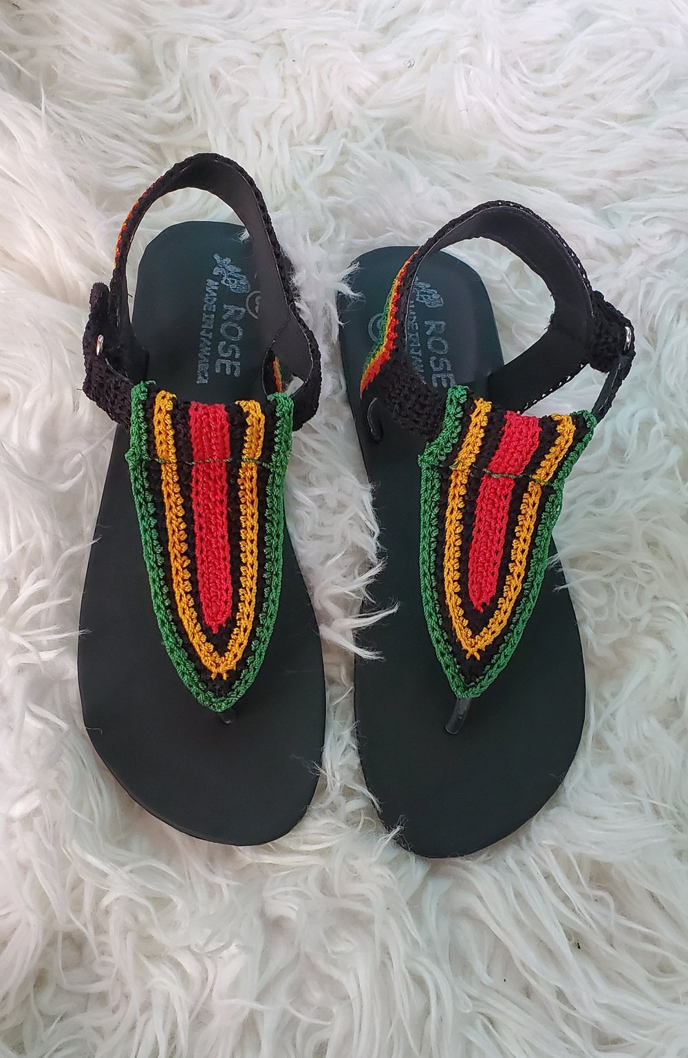 Rasta Summer knitted sandals | Everything Jamaica