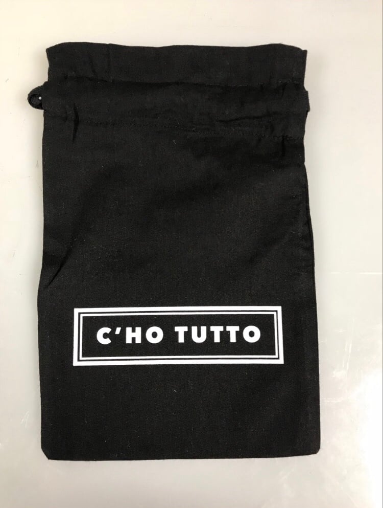 Image of C’HO TUTTO DRAWSTRING BAG BLACK