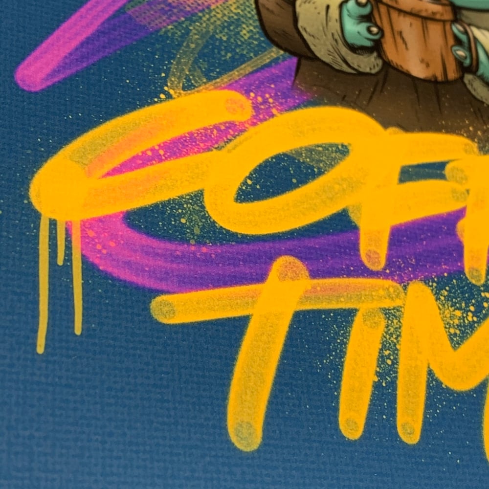 "Coffee Time with The Child" - LIMITED RUN PRINT