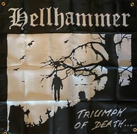 Image 2 of Hellhammer " Triumph Of Death " Flag / Banner / Tapestry 