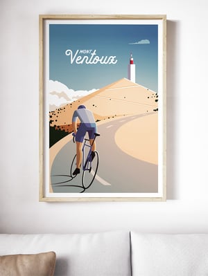 Cycling Print - Mont Ventoux