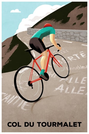Cycling Print - Col du Tourmalet New