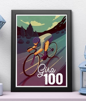 Cycling print - Giro 100