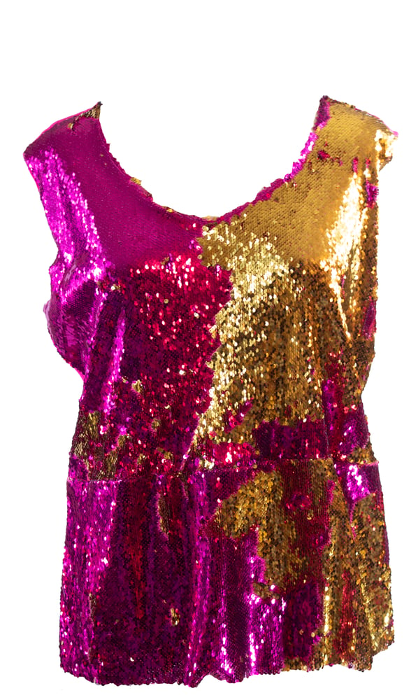 Image of Reversible Sequins Tank Top