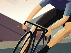 Cycling Print - Dolomiti